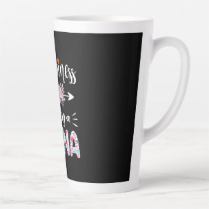 Mother Art Glücklich ist, wer eine Nana Floral W Milchtasse