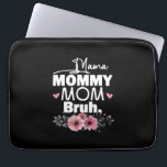 Mother Art | Mama Mommy Mom Bruh Floral Birthday Laptopschutzhülle<br><div class="desc">Mother Art | Mama Mommy Mom Bruh Floral Birthday</div>