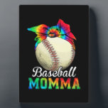 Mother Baseball Momma Birthday Fotoplatte<br><div class="desc">Mother Baseball Momma Birthday</div>