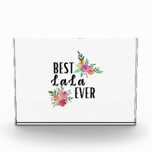 Mother Best Lala Ever Birthday Fotoblock