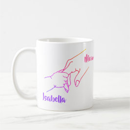 Mother & Child Hands Personalisierte Mug Kaffeetasse