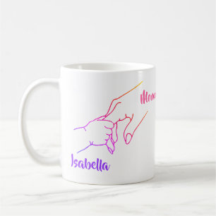Mother & Child Hands Personalisierte Mug Kaffeetasse