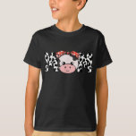 Mother Cow Mom Farming Birthday Funny Family Match T-Shirt<br><div class="desc">Mutterkuh Mama Landwirtschaft Geburtstag Sonniges Familiengeschenk</div>