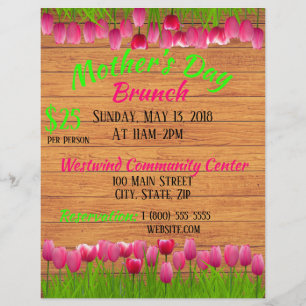 Mother Day Brunch Promotional Flyer