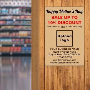 Mother Day Business Sale Light Brown Poster