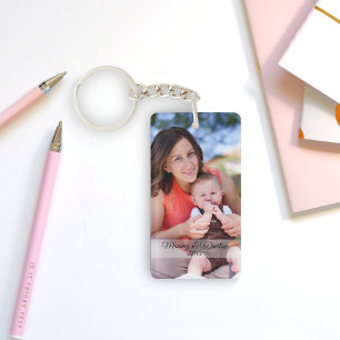 Mother Day Custom Foto & Text Schlüsselanhänger