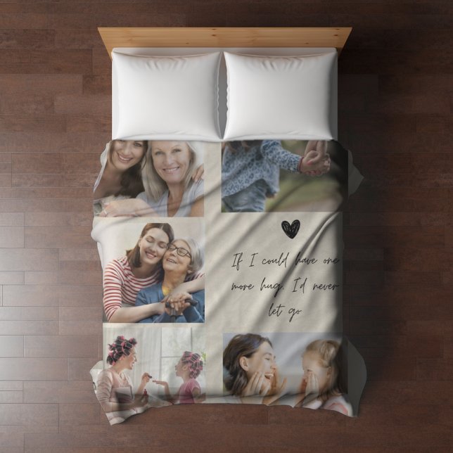 Mother Day Memorial Mama Foto Blanket Custom Fleecedecke (Von Creator hochgeladen)