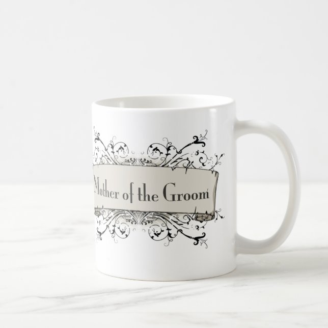 *Mother des Bräutigams Kaffeetasse (Rechts)