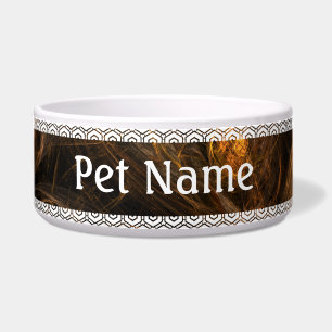 Mother Earth Abstrakt Art Dog Bowl Napf