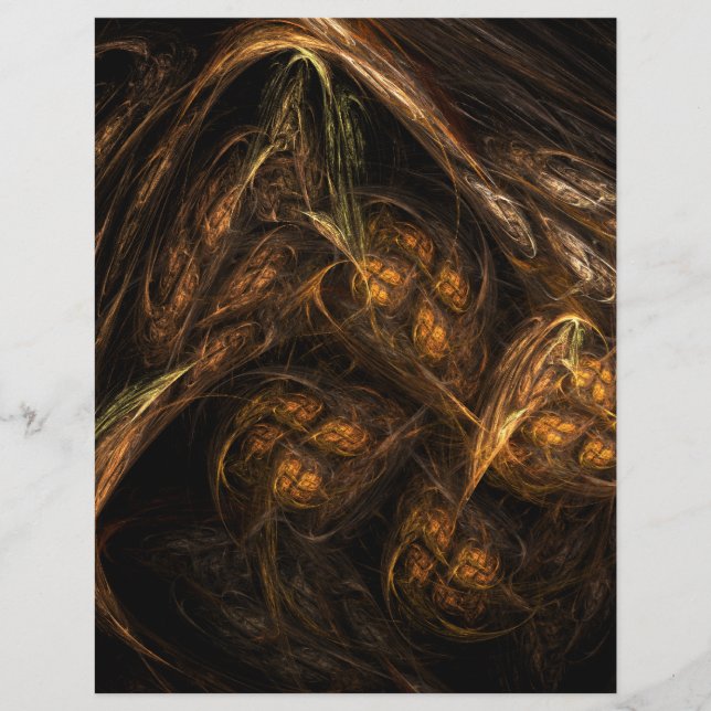 Mother Earth Abstrakt Art Flyer (Vorne)