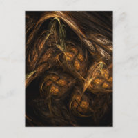Mother Earth Abstrakt Art Postcard