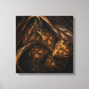 Mother Earth Abstrakt Art Quad Canvas Print Leinwanddruck