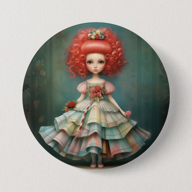 MOTHER GINGER Nussknacker Mode Ballett Button (Vorderseite)
