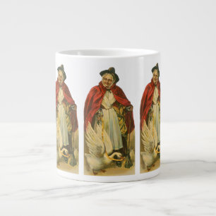 Mother Goose altes viktorianisches Geschichtsbuch Jumbo-Tasse