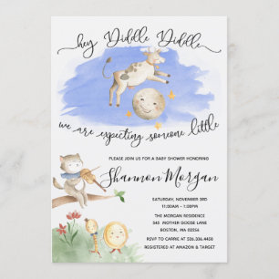Mother Goose Baby Shower Einladung
