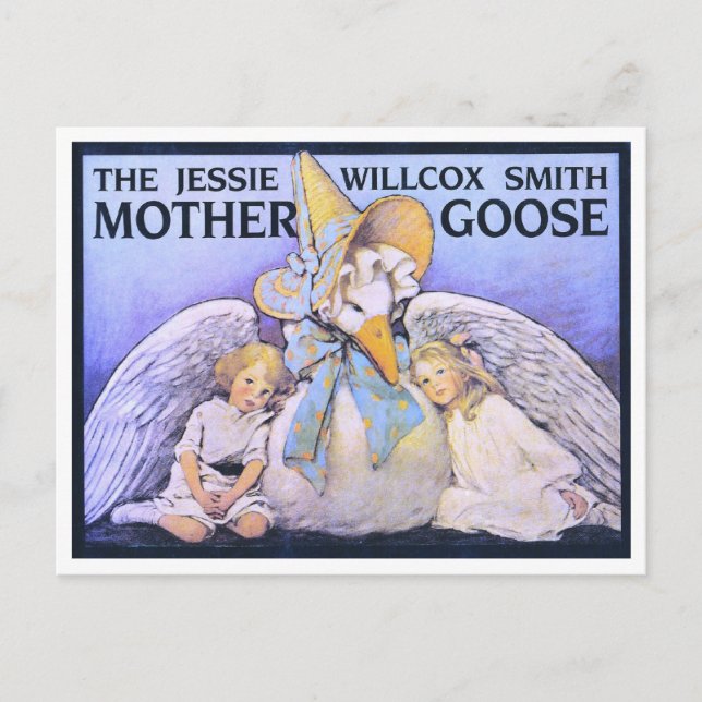 Mother Goose, Jessie Willcox Smith Postkarte (Vorderseite)