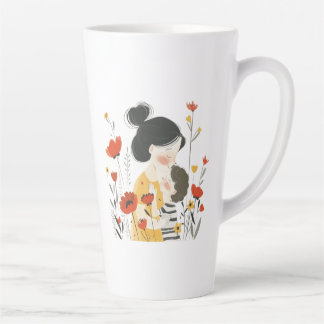 Mother Hugging her Son Asian Chinese Japanese      Milchtasse