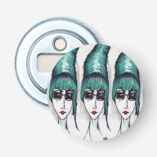 Mother Monster Türkis-Bienenstock-Sonnenbrille-Zei Flaschenöffner