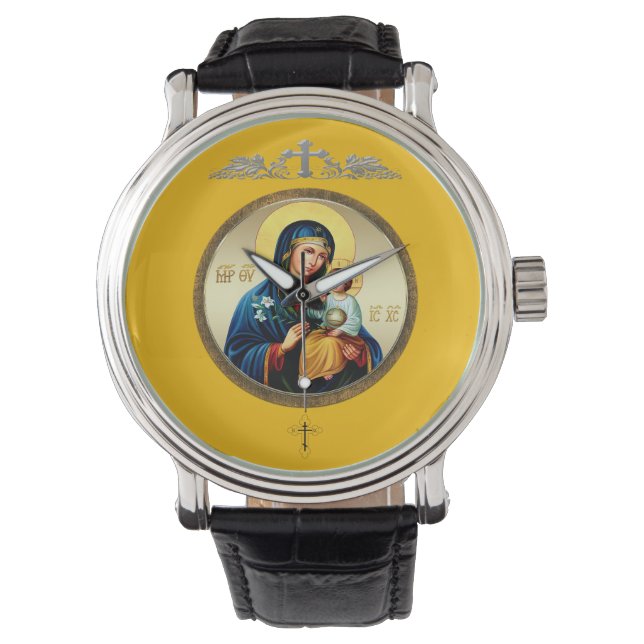 Mother of God Armbanduhr (Vorderseite)