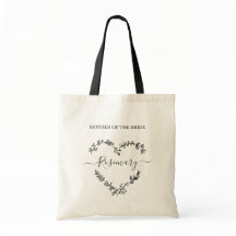 Mother of the Bride Floral Wildflowers Heart