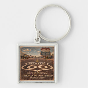 Mother Road Centennial Seligman Straßenbelag Anden Schlüsselanhänger