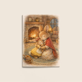 Mother’s Day Card – Rabbit Cozy Embrace Karte