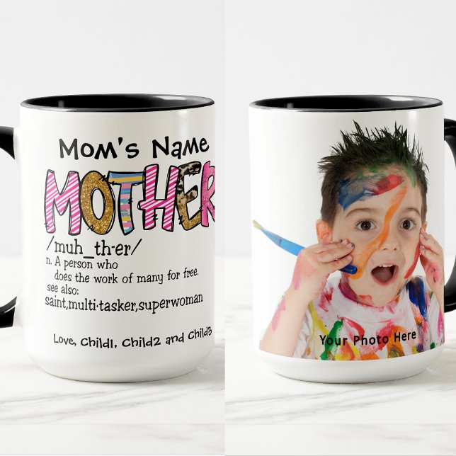 Mother Saint Superwoman Anpassbares Foto Tasse (Von Creator hochgeladen)