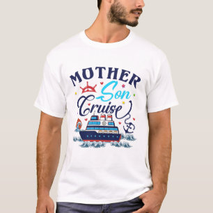 Mother Son Cruise 2023 Family Vacation Mama T-Shirt