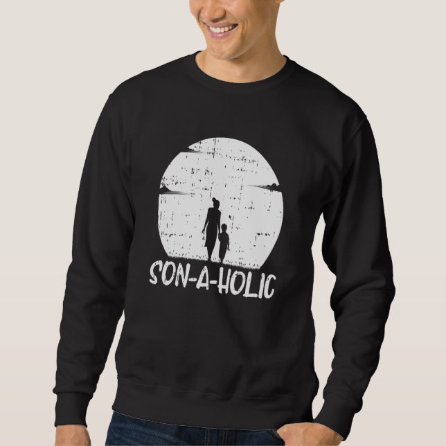 Mother Son Mommy  Mother's Day Mom Sweatshirt (Vorderseite)