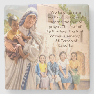 Mother-Teresa-Coaster Steinuntersetzer