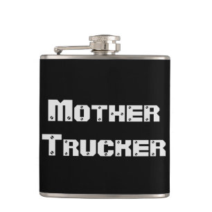Mother Trucker cooler Text Flachmann
