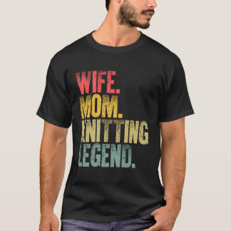 Mother Women Funny Gift T - Shirt Ehefrau Mama Kni