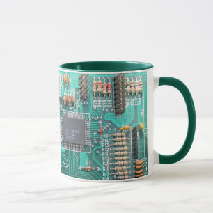 Motherboard, Leiterplatte-Foto, Computer-Nerd Tasse