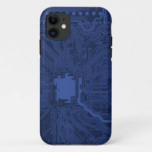Motherboard-Muster von Blue Geek Case-Mate iPhone Hülle