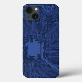 Motherboard-Muster von Blue Geek Case-Mate iPhone Hülle