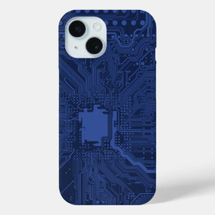 Motherboard-Muster von Blue Geek Case-Mate iPhone Hülle