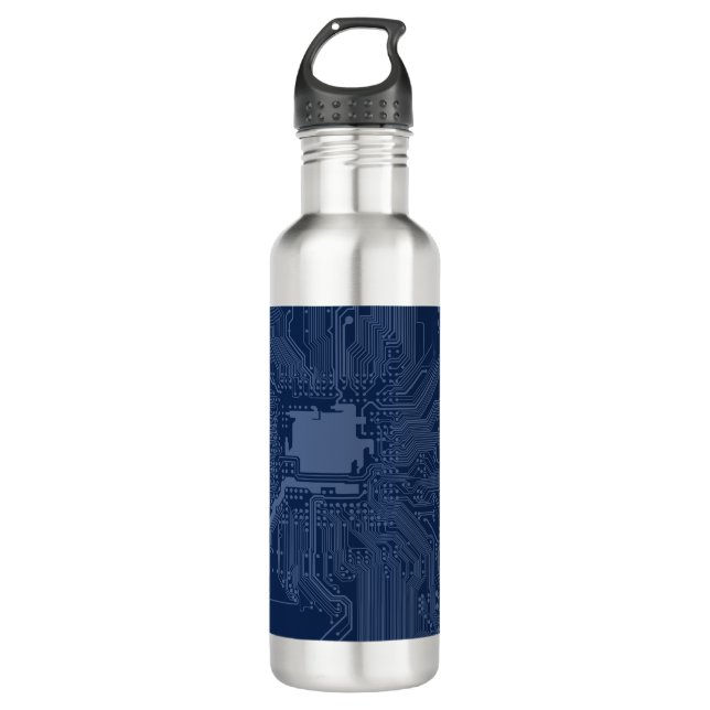 Motherboard-Schaltmuster für Blaugrippe Edelstahlflasche (Vorderseite)