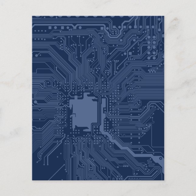 Motherboard-Schaltmuster für Blaugrippe Flyer (Vorne)