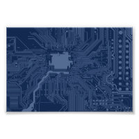 Motherboard-Schaltmuster für Blaugrippe