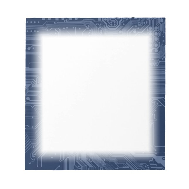 Motherboard-Schaltmuster für Blaugrippe Notizblock (Vorderseite)