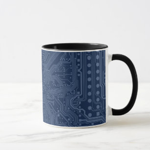 Motherboard-Schaltmuster für Blaugrippe Tasse