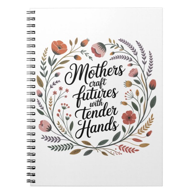 Mothers Craft Futures With Tender Hands Notizblock (Vorderseite)