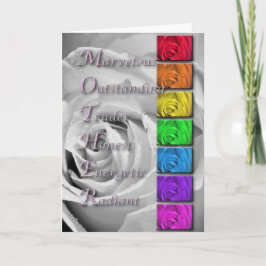 Mother's Day Acronym Karte