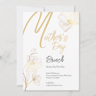 Mother's Day Brunch Invitation Einladung