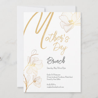Mother's Day Brunch Invitation Einladung