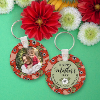 Mother's Day Custom Foto Schlüsselanhänger