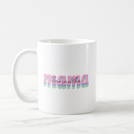 Mothers day custom kids name MAMA gift Kaffeetasse