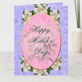 Mother's Day Elegant Vintage Beautiful  Dankeskarte