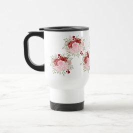 Mother's Day Floral Pattern Thermal Tumbler Reisebecher
