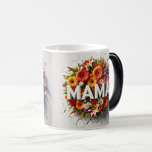 Mothers Day LOVE 3 D Verwandlungstasse (VorderseiteRechts)